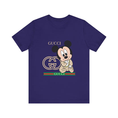 Mickey Mouse Gucci Tee - Unisex Short Sleeve T-shirt - CreativeRino
