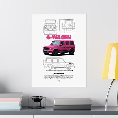 G-Wagen Matte Vertical Poster - Stylish Automotive Decor for Car Enthusiasts - CreativeRino
