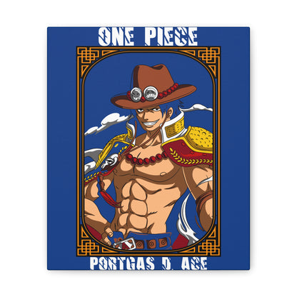 One Piece Ace Canvas Print – Vibrant Wall Art for Anime Fans - CreativeRino