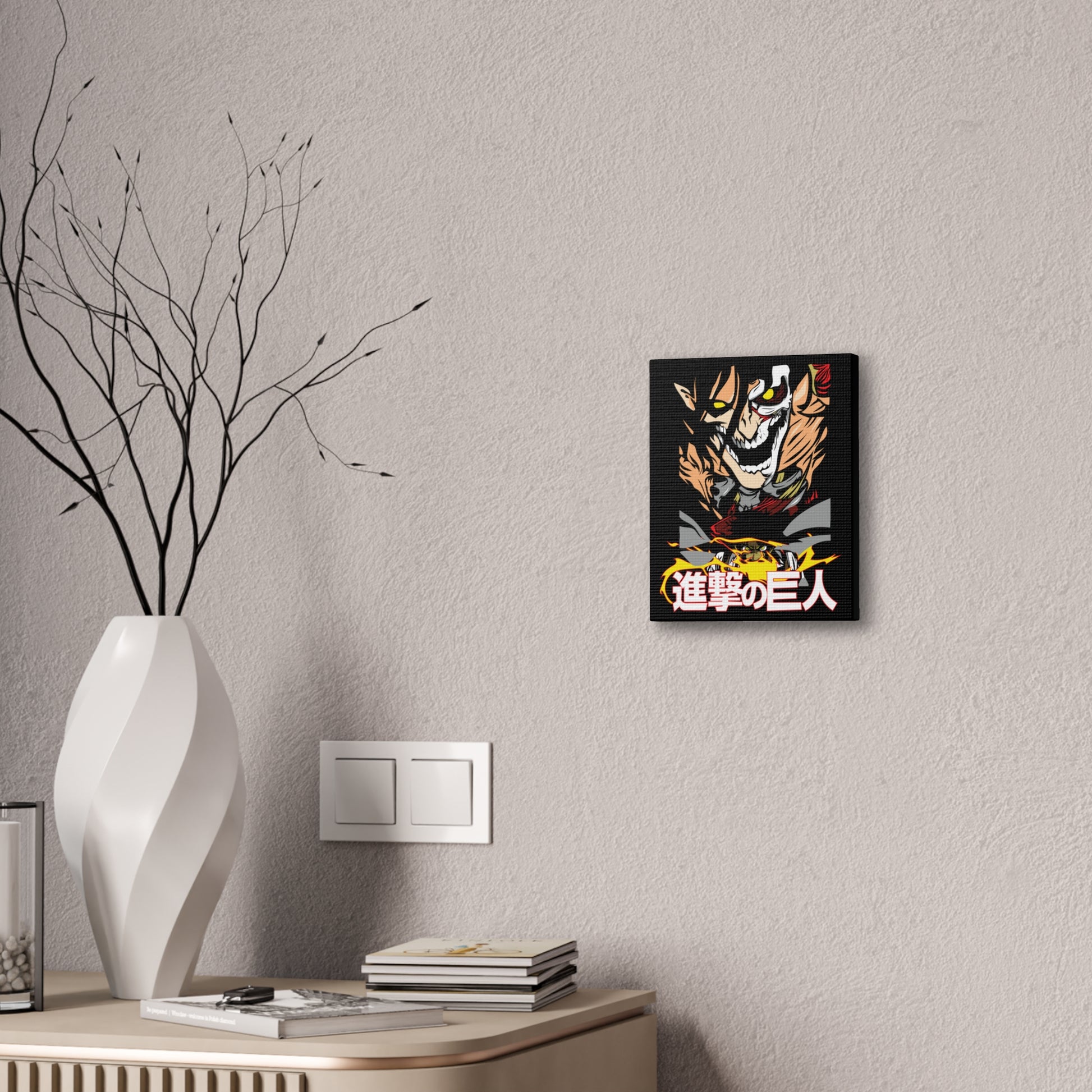 Anime Inspired Canvas Wall Art - Attack on Titan Theme - CreativeRino