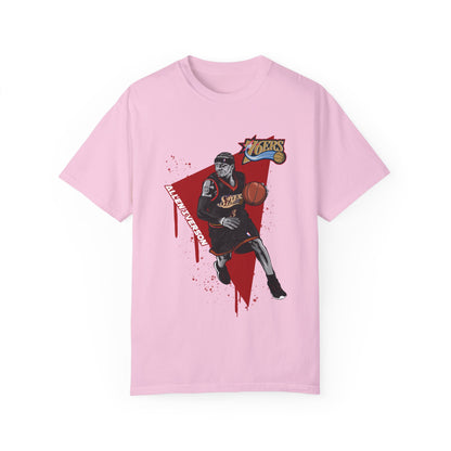 Allen Iverson Basketball Unisex T-shirt - Sports Fan Tee with Graphic Print - CreativeRino