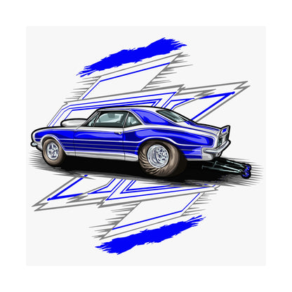 Vintage Car Matte Square Poster - Automotive Wall Art, Perfect for Car Enthusiasts - CreativeRino