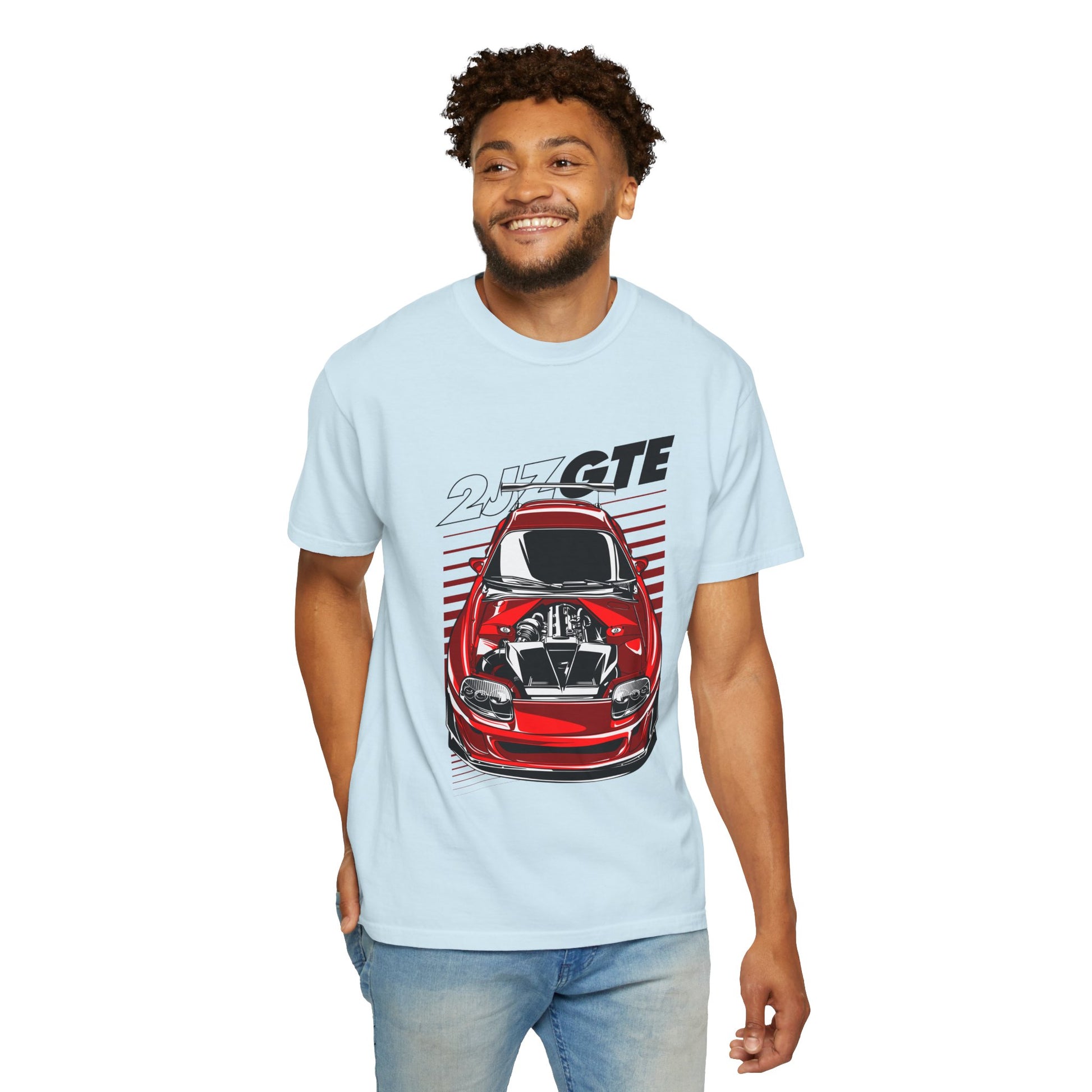 Toyota JZ Engine Car Graphic Unisex T-Shirt - Retro Car Classic Style - CreativeRino