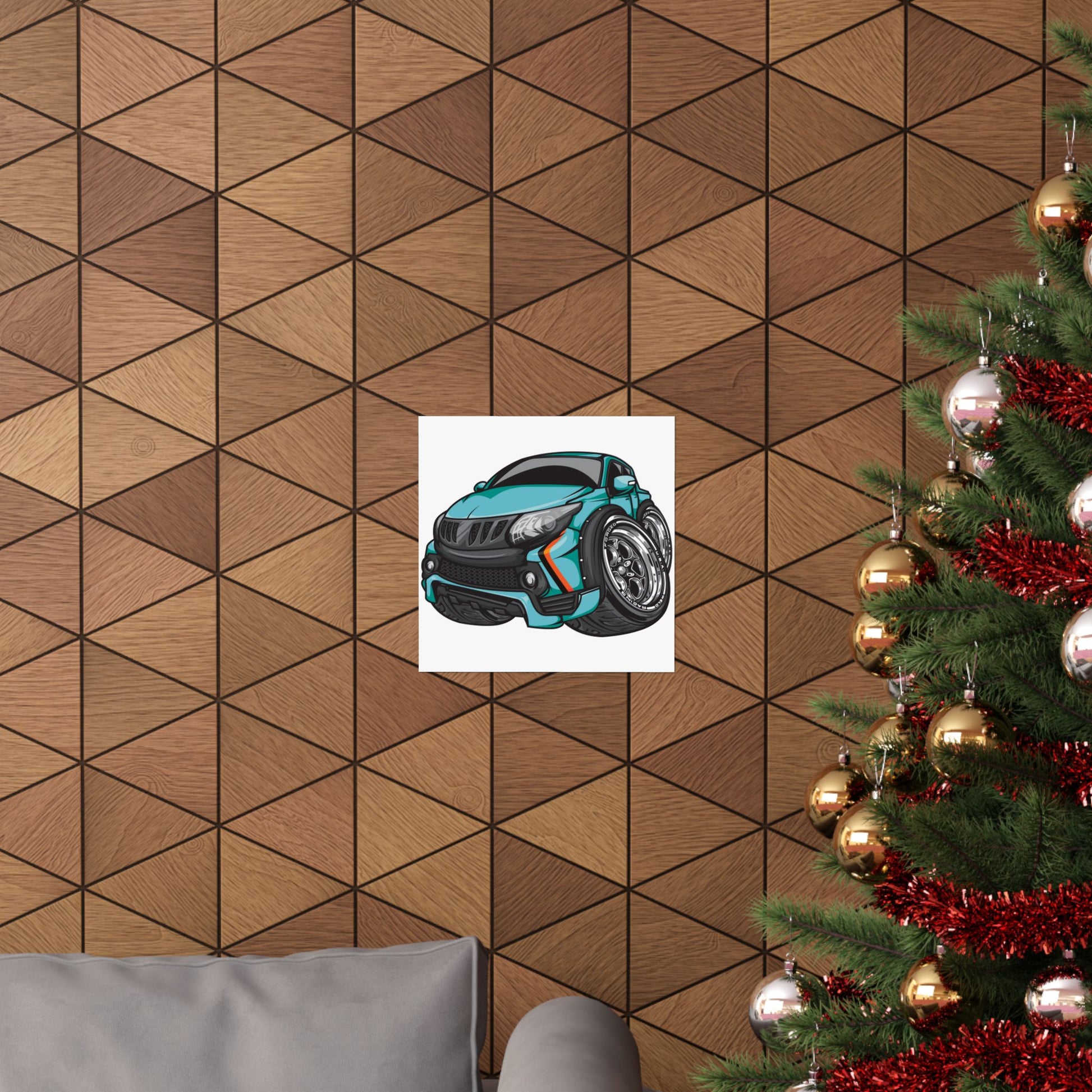 Cool Car Matte Vertical Poster - Automotive Wall Art for Car Enthusiasts - CreativeRino