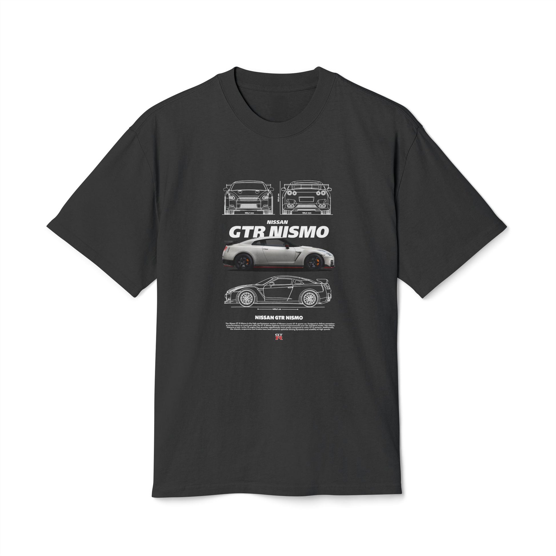 Nissan GTR Nismo Unisex Heavy Faded Tee - Car T-shirt Design for Car Enthusiasts - CreativeRino