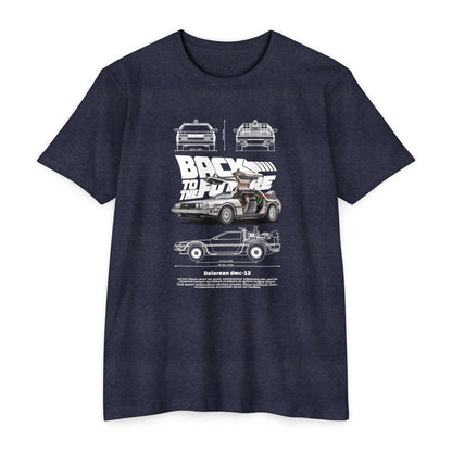 Back to the Future DeLorean Unisex T-Shirt - Retro Movie T-shirt - CreativeRino