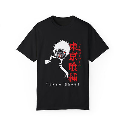 Tokyo Ghoul Unisex Garment-Dyed Tee - Perfect T-shirt for Anime Fans - CreativeRino