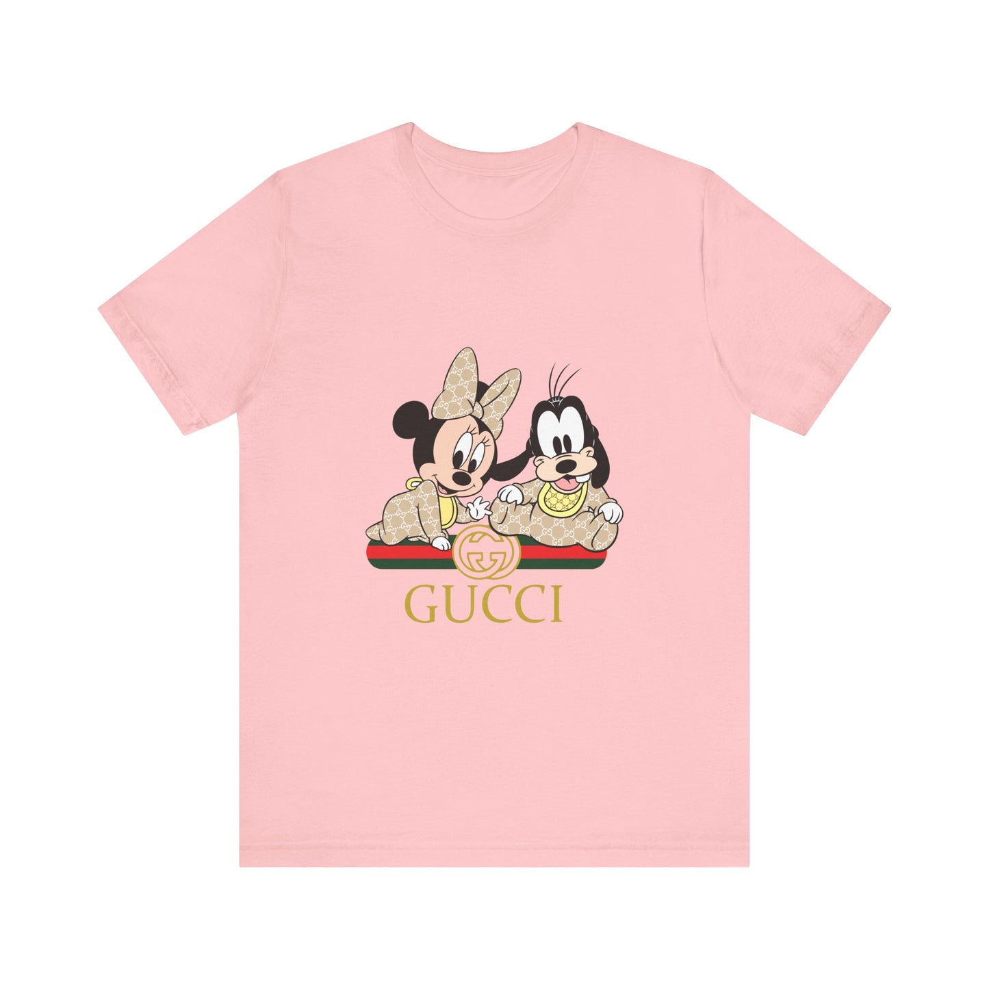 Mickey & Goofy Gucci Inspired Tee - Unisex Jersey Short Sleeve T-shirt - CreativeRino
