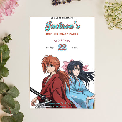 Tower Of God Birthday Invitation Template - CreativeRino