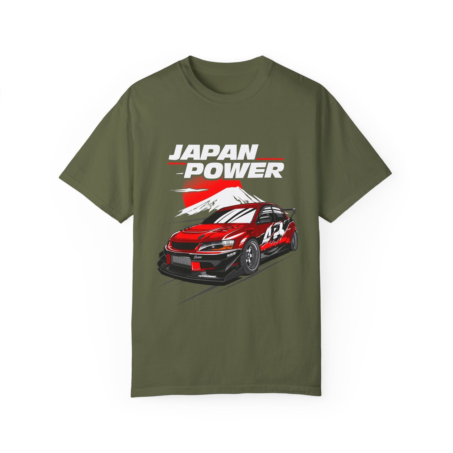 Japan Power Unisex T-Shirt - Vintage Car Design for Automotive Enthusiasts - CreativeRino