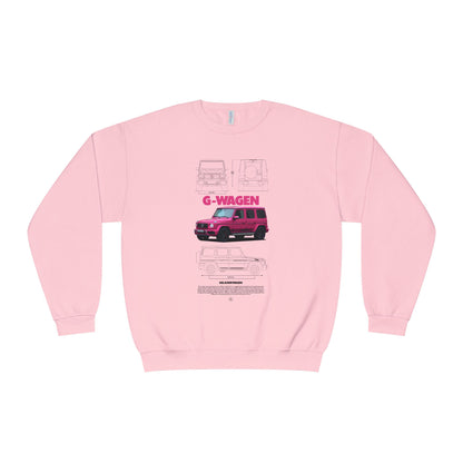 G-Wagen Graphic Unisex Crewneck Sweatshirt - Mercedes-Benz Car Lover Gift - CreativeRino