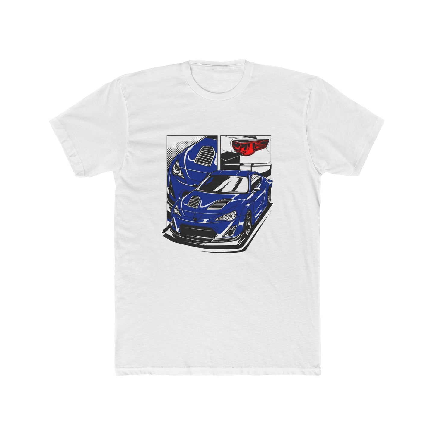 Racing-Inspired Unisex Cotton Crew Tee - Perfect T-shirt Gift for Car Enthusiasts - CreativeRino