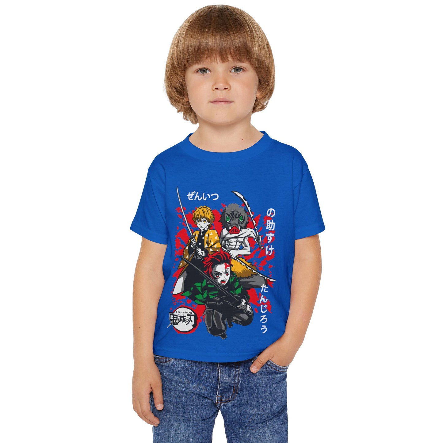 Kids Anime Graphic Tee - Cool Demon Slayer Design for Toddlers - CreativeRino