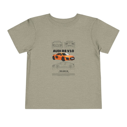 Audi R8 Car Lover Tee -  Graphic Short Sleeve Shirt | Car T-shirt - CreativeRino