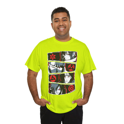 Anime Inspired Unisex Heavy Cotton Tee - Naruto T-shirt Design - CreativeRino