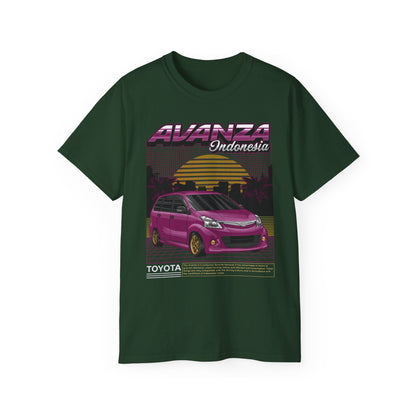 Retro Toyota Avanza Graphic Tee - Perfect T-shirt for Car Enthusiasts - CreativeRino