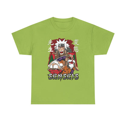 Anime Sensei Unisex Heavy Cotton Tee - Naruto T-shirt - CreativeRino