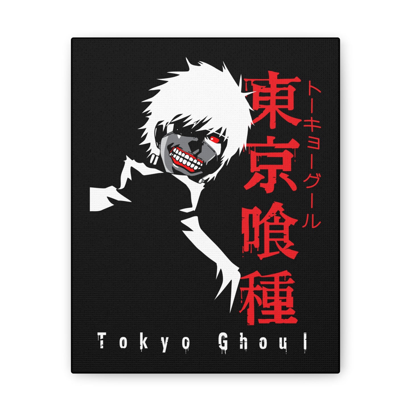 Tokyo Ghoul Canvas Art - Anime Wall Decor, Stretched 0.75" - CreativeRino