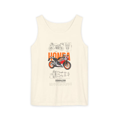 Honda CBR Enthusiast Tank Top - Retro Motorcycle Design - CreativeRino