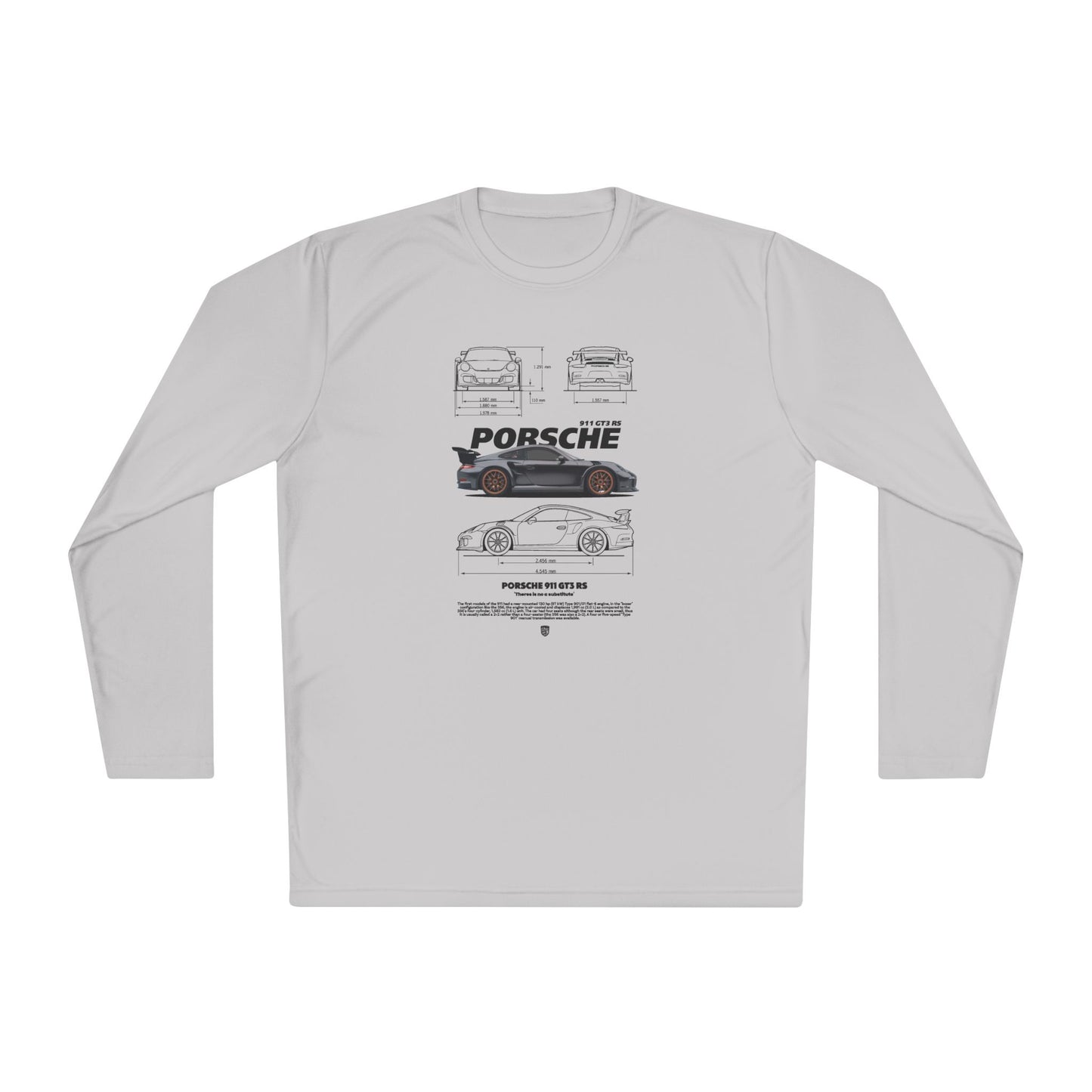 Porsche 911 GT3 RS Classic Cars Unisex Lightweight Long Sleeve Tee - CreativeRino