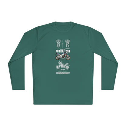 Honda CRF1000L Africa Twin Motorcycle Enthusiast Unisex Long Sleeve Tee - Africa Twin T-shirt Design - CreativeRino
