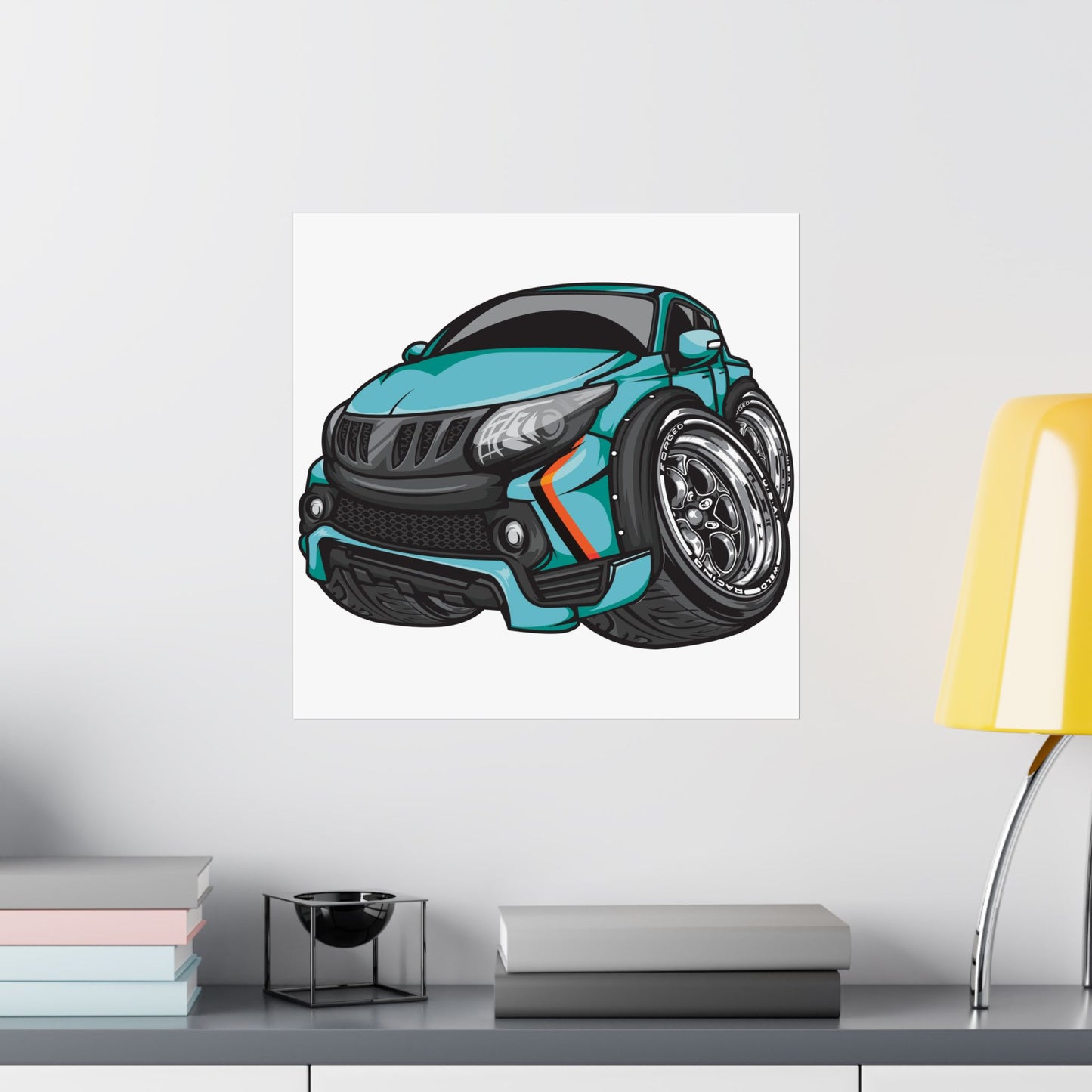Cool Car Matte Vertical Poster - Automotive Wall Art for Car Enthusiasts - CreativeRino