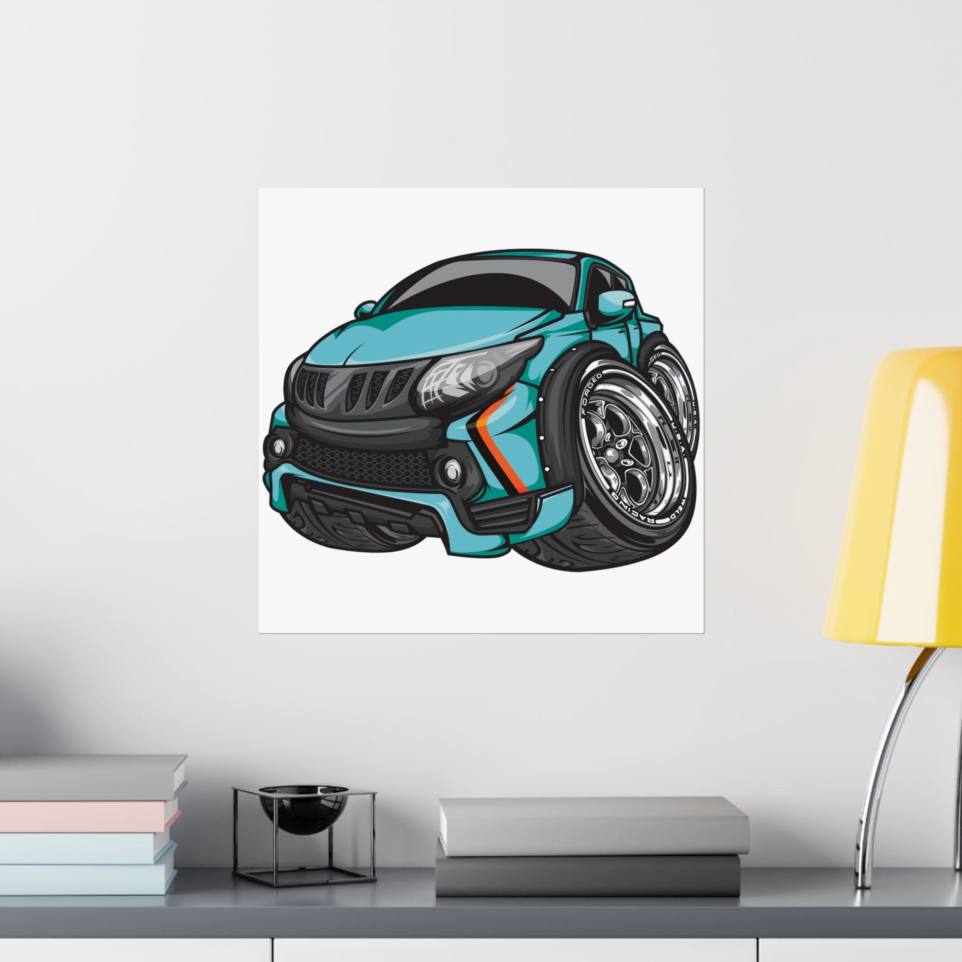 Cool Car Matte Vertical Poster - Automotive Wall Art for Car Enthusiasts - CreativeRino