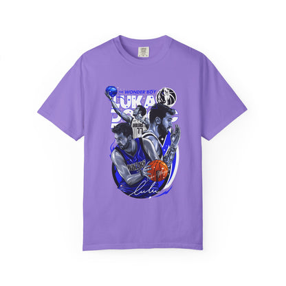 Unisex Garment-Dyed T-shirt | Luka Doncic "The Wonder Boy" Basketball Tee - CreativeRino