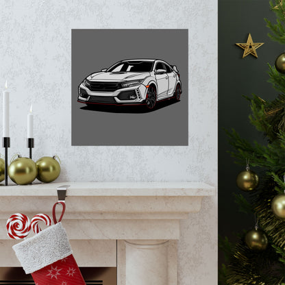 Car Enthusiast Matte Square Posters - Stylish Automotive Wall Art - CreativeRino