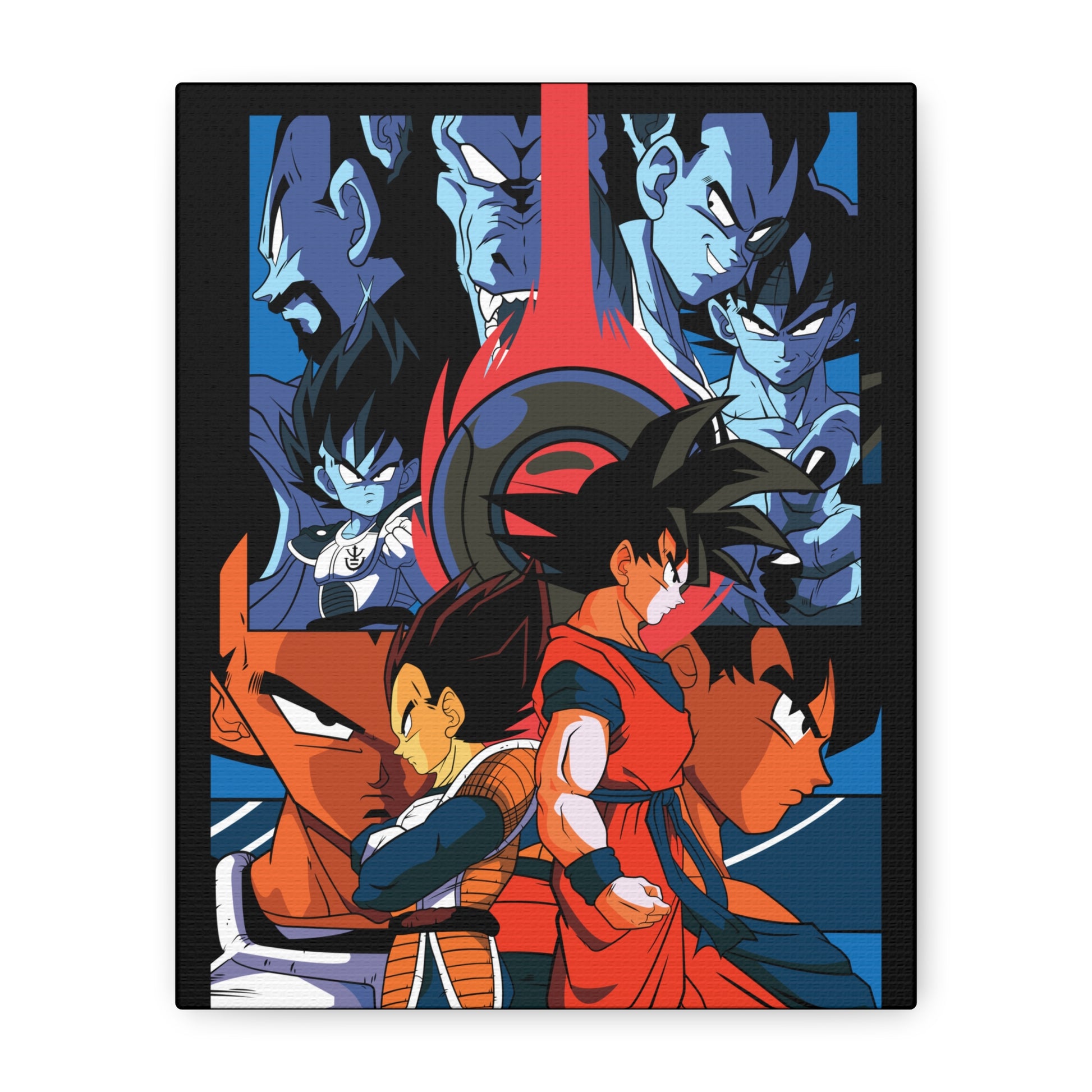 Dragon Ball Z Art Canvas - Stretched Matte Print for Fans - CreativeRino