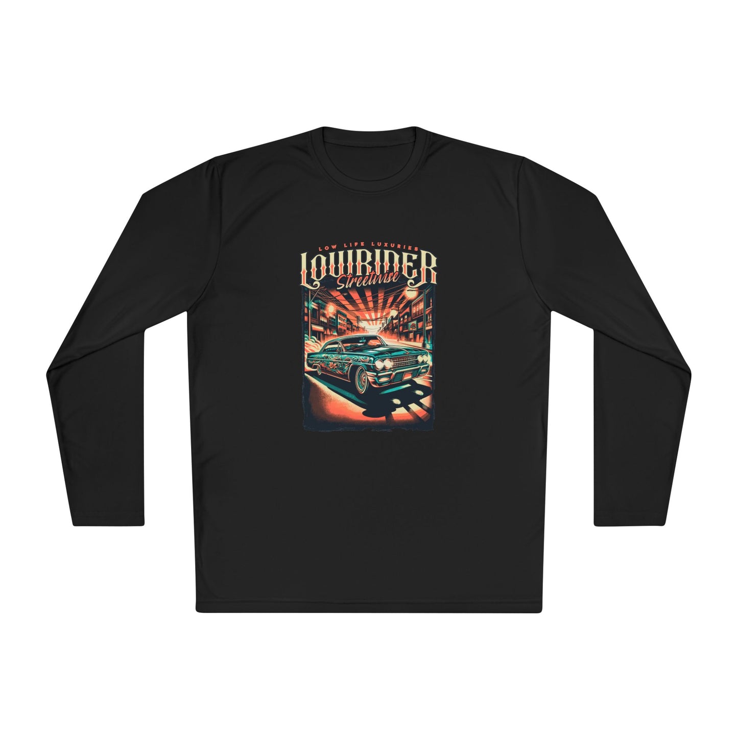 Cool Classic Car Long Sleeve Tee - Vintage Retro Vibe T-shirt for Car Enthusiasts - CreativeRino