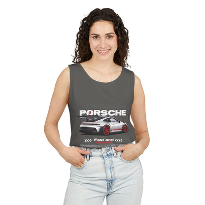 Porsche 911 Fast and Powerful Unisex Tank Top - CreativeRino