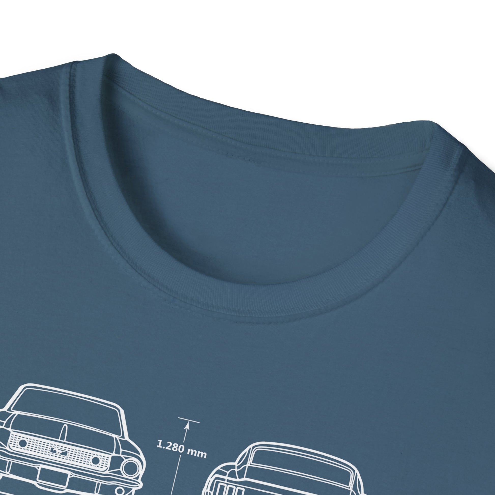 Ford Mustang Shelby GT350 Unisex Softstyle T-Shirt - Car Lovers Tee - CreativeRino