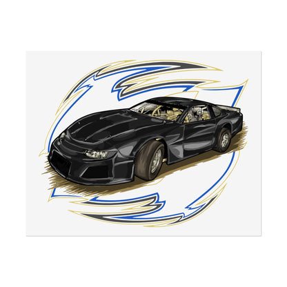 Racing Car Rolled Poster | Automotive Art Print for Car Enthusiasts - CreativeRino