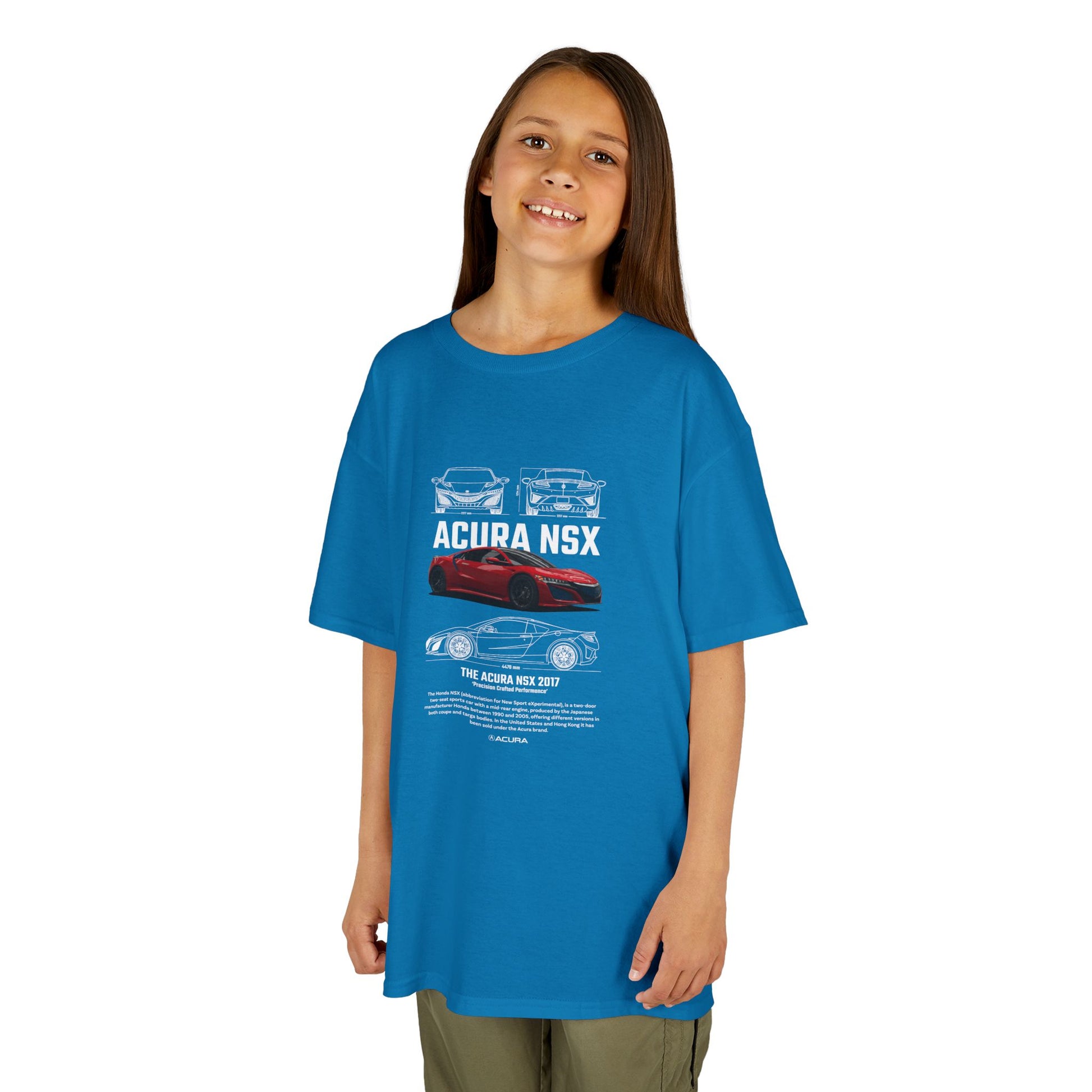 Honda Acura NSX Kids Car T-Shirt - Perfect for Young Car Enthusiasts - CreativeRino