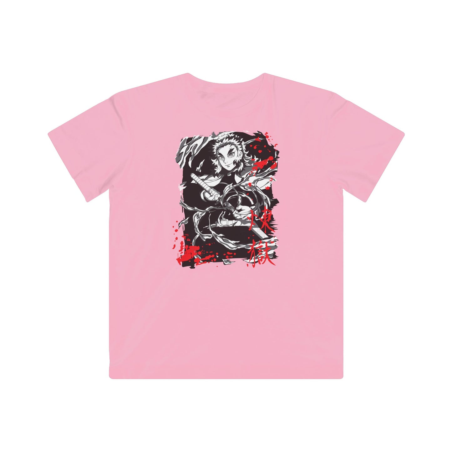 Demon Slayer Kids Graphic Tee - Anime Style Art - CreativeRino
