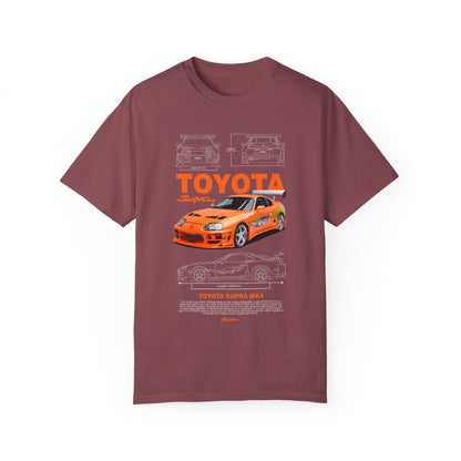Toyota Supra MK4 Dast and Furious Graphic T-Shirt | Unisex Car Enthusiast Tee - CreativeRino