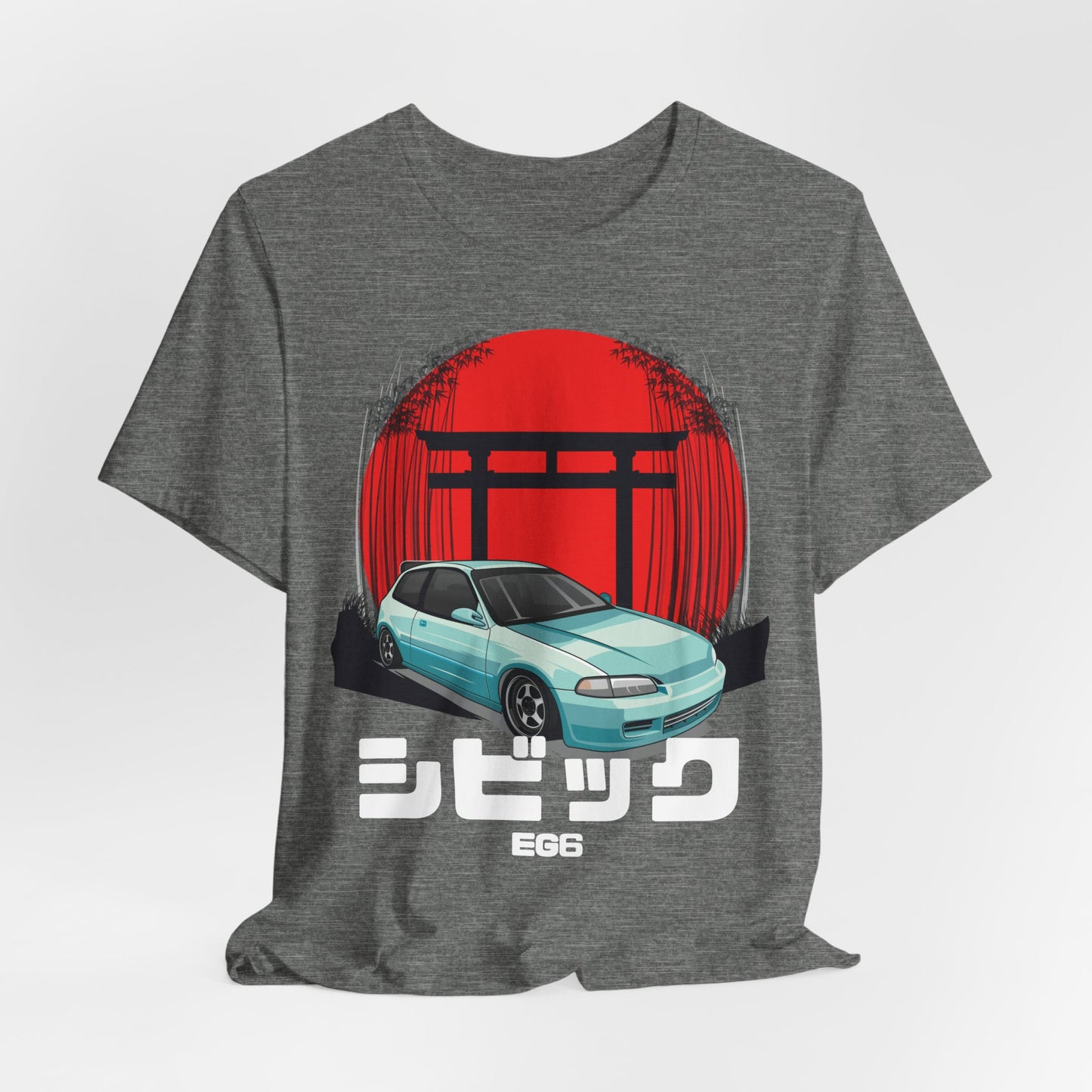Hinda Civic Estilo Car Art Tee - Retro Aesthetic Automotive T-Shirt - CreativeRino