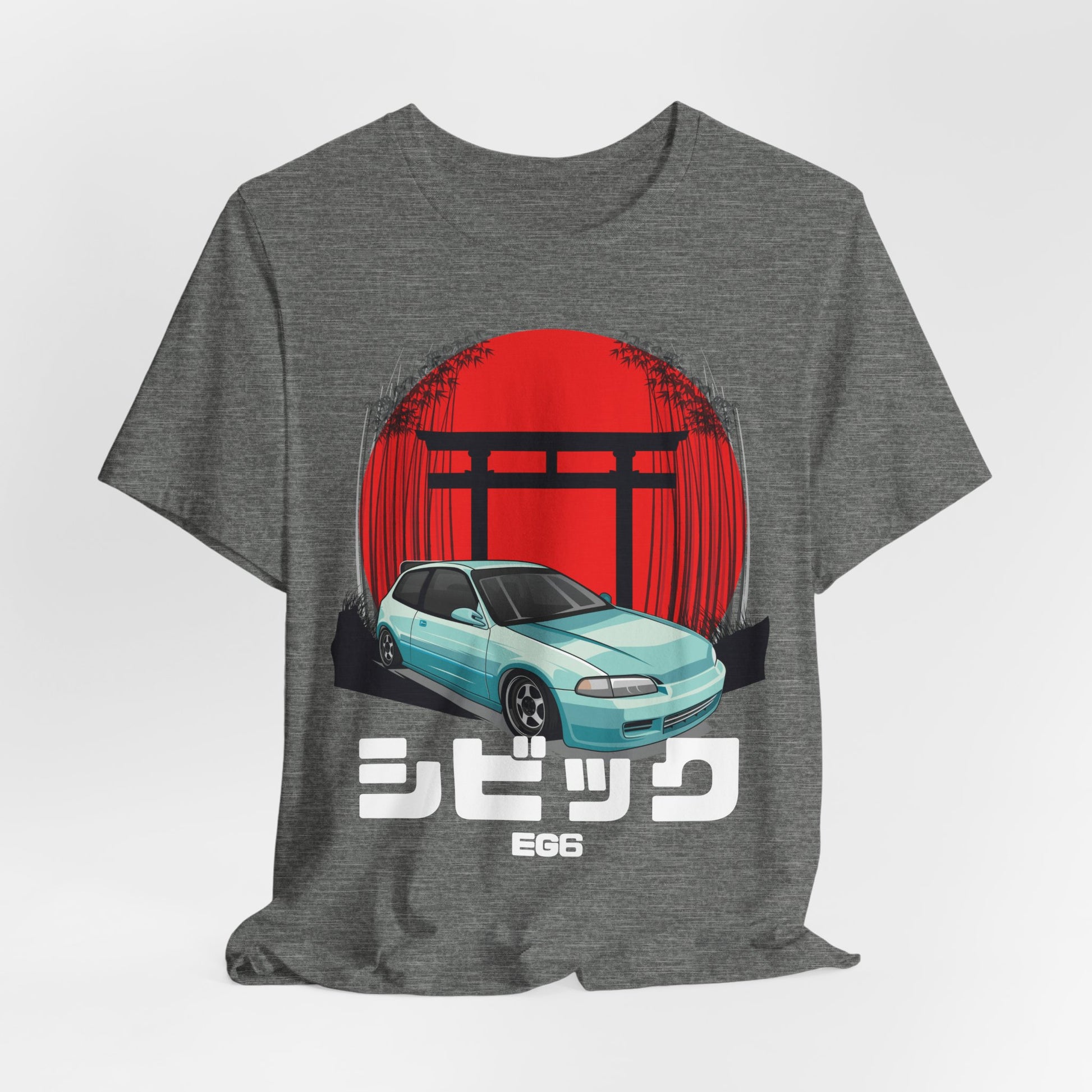 Hinda Civic Estilo Car Art Tee - Retro Aesthetic Automotive T-Shirt - CreativeRino