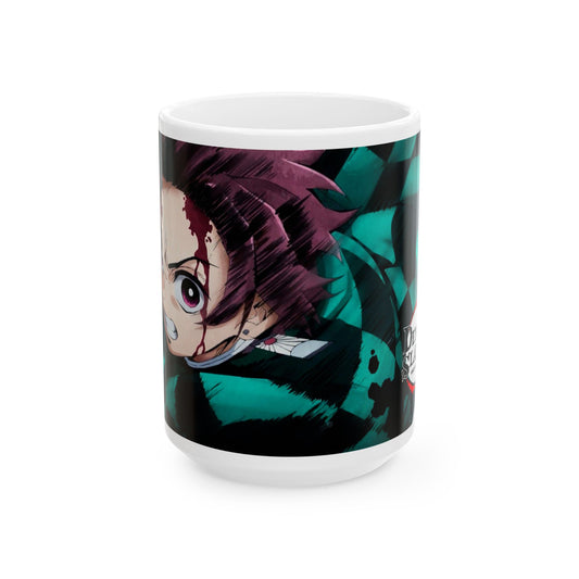 Demon Slayer Ceramic Mug - Perfect for Anime Fans of Action and Adventure - CreativeRino