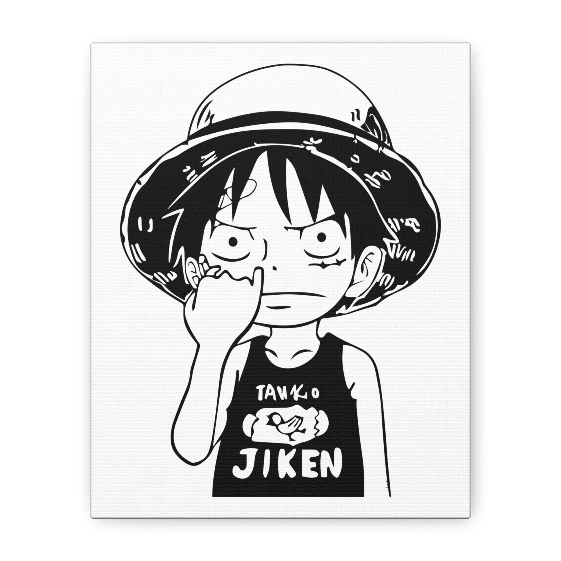 Kid Luffy Anime Character Canvas Art - "TAWKO JIKEN" - CreativeRino