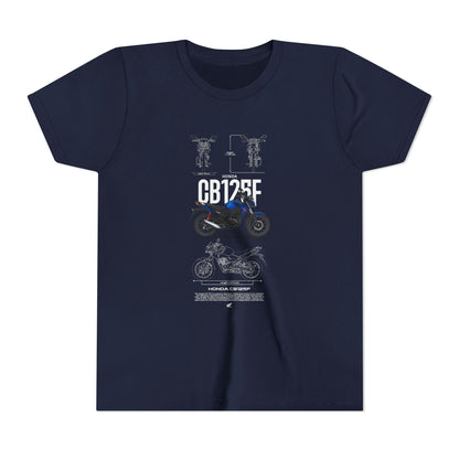 Honda CB125F Youth Motorcycle Graphic T-shirt - CreativeRino