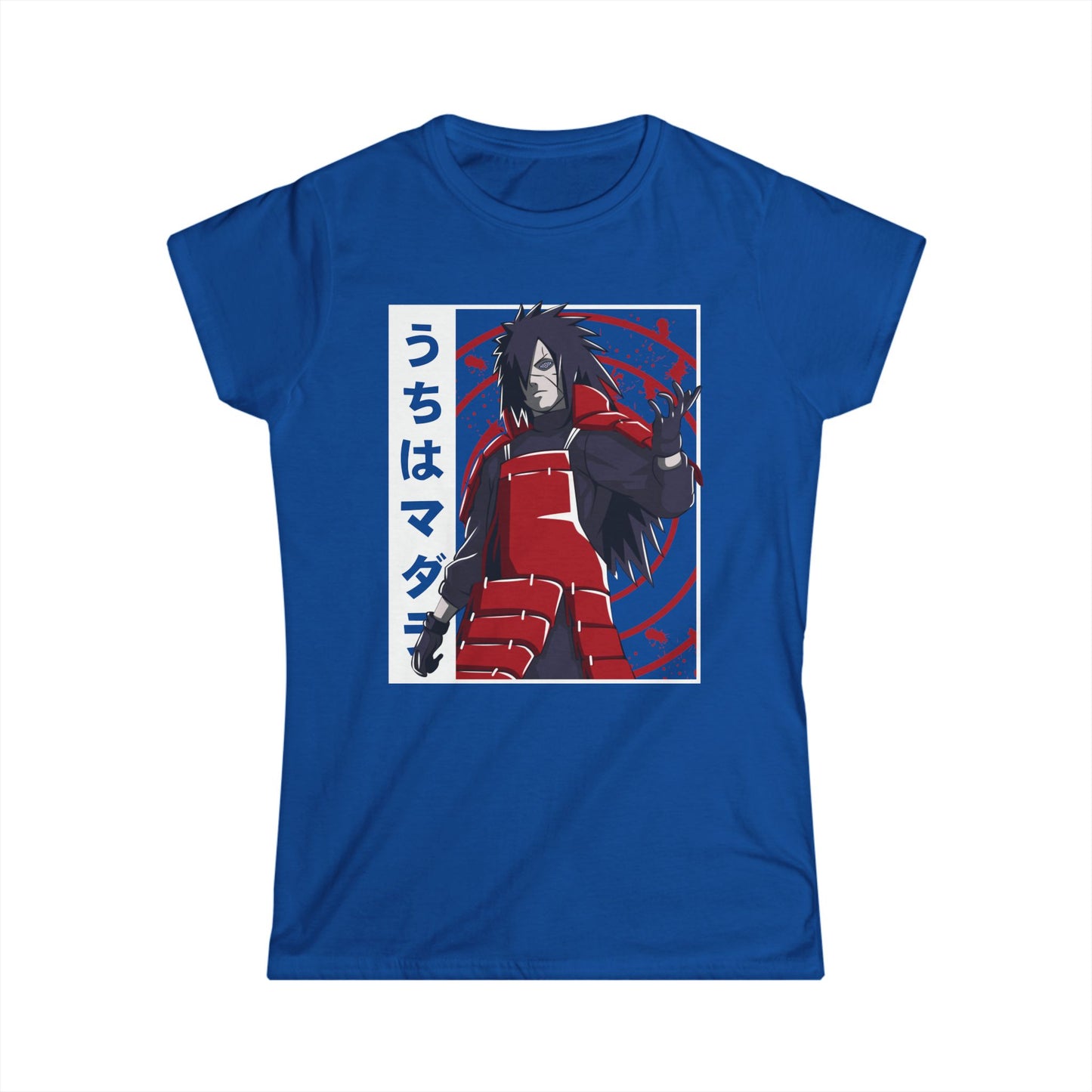 Anime-Inspired Women’s Softstyle Tee - Naruto Graphics T-shirt Design - CreativeRino