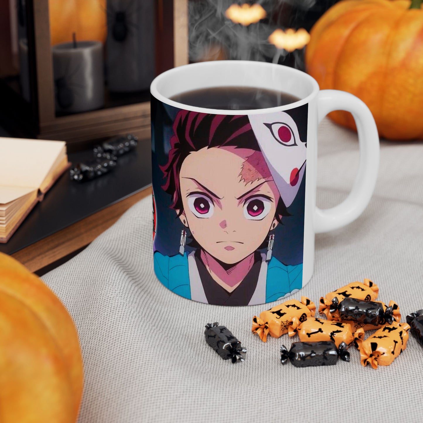 Demon Slayer Ceramic Mug - Anime-Inspired 11oz & 15oz Cups for Fans - CreativeRino