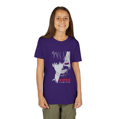 Tokyo Ghoul Youth Short Sleeve Tee - Anime Graphic T-shirt for Teens - CreativeRino