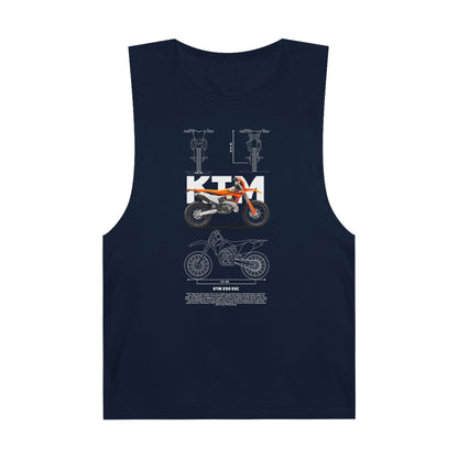 KTM 250 EXC Motorcycle Unisex Tank Top - Perfect for Riders and Outdoor Enthusiasts - CreativeRino