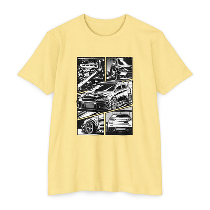 Stylish Car Enthusiast T-Shirt - Unisex CVC Jersey Design - CreativeRino