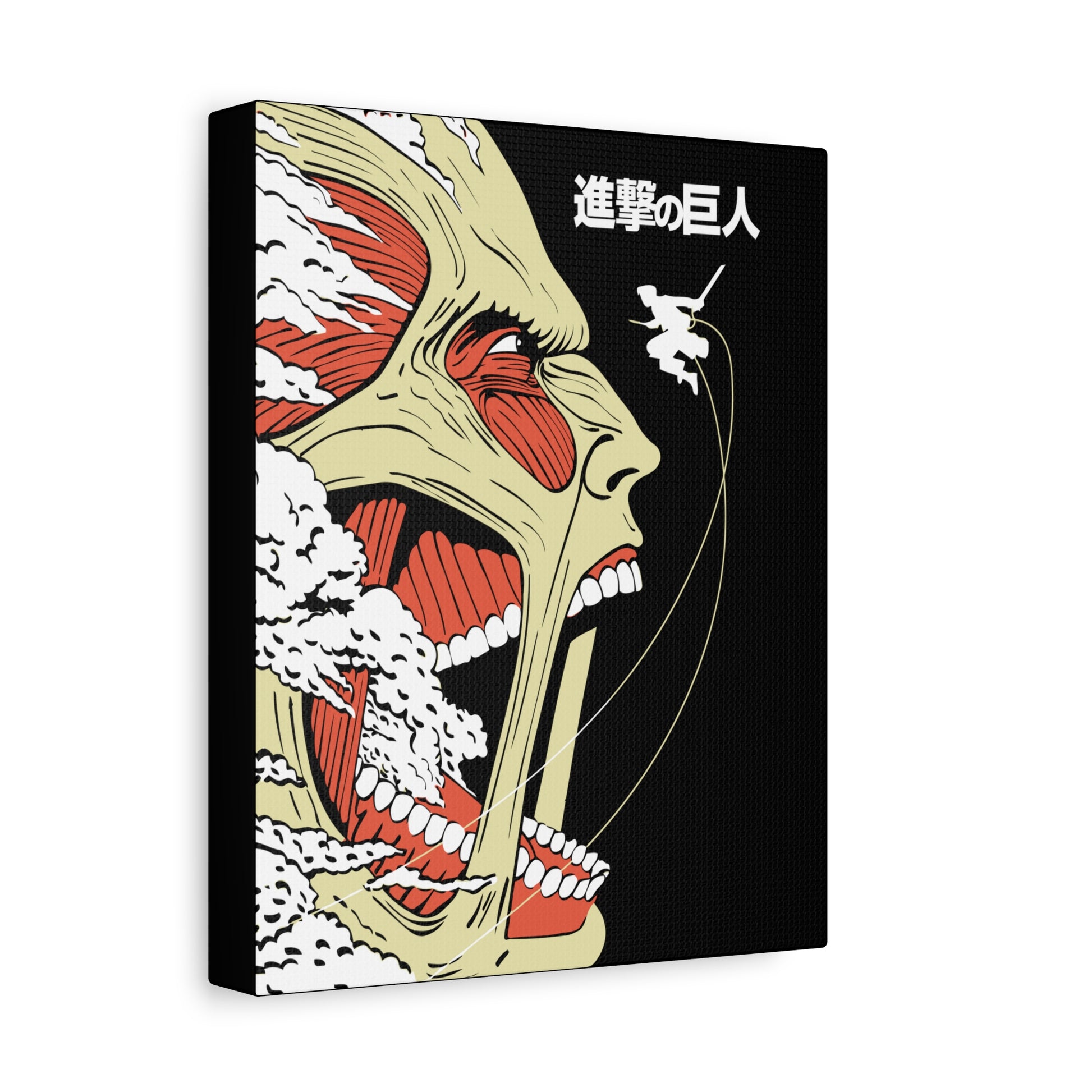 Attack on Titan Matte Canvas Wall Art - Stretched Art for Anime Lovers - CreativeRino