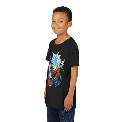 Youth Anime Graphic Tee - Super Saiyan T-shirt - CreativeRino