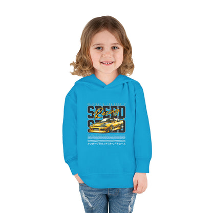 Racing Toddler Pullover Fleece Hoodie - Speed Racer Design - CreativeRino